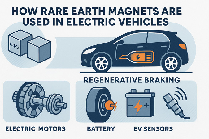 How Rare Earth Magnets Are Used In Electric Vehicles: From Motors To ...